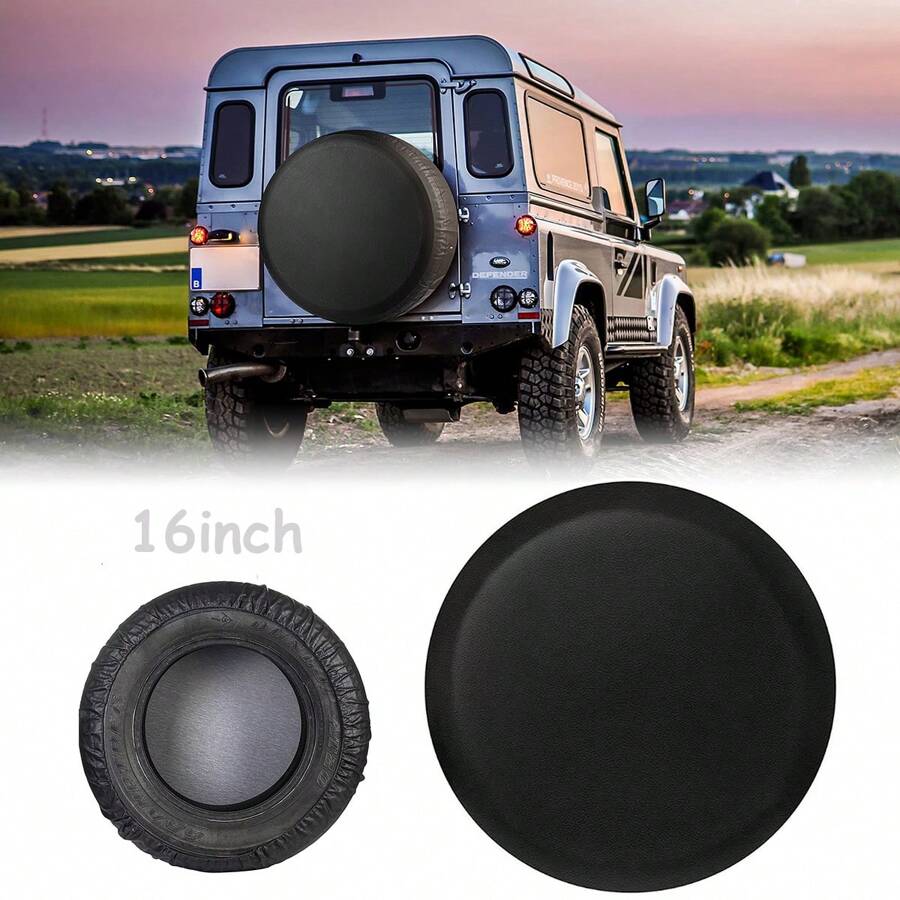 Cubierta De Neumático De Repuesto Universal Para 16 Inch - Negro - Ver 1