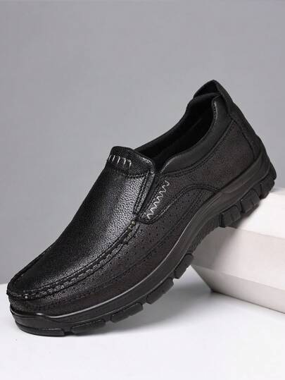 Men's Casual Slip-on Sports Shoes, Breathable, Anti-slip, Durable, Suitable For Hiking