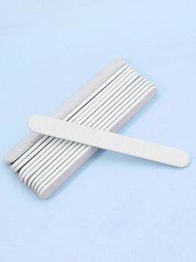 10 chiếc dũa móng tay thẳng hai mặt màu xám dùng để chà nhám và làm mịn với độ nhám 100/180, Đồ dùng làm móng, Dụng cụ làm móng, Dụng cụ vẽ móng, Trở lại trường, Móng tay, Dụng cụ làm móng để dán móng tay - Xám - Xem 4