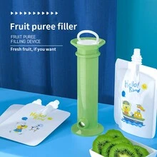 10pcs Disposable Baby Food Supplement Bag, Essential For Feeding Babies Pureed Food - Green - View 4