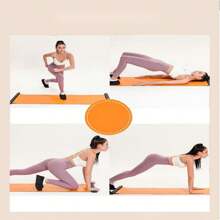 Sliding Skating Balance Training Mat To Do Exercises Or Pain In Your Room, Home Or Office, Easy To Use And Portable - Orange - View 4