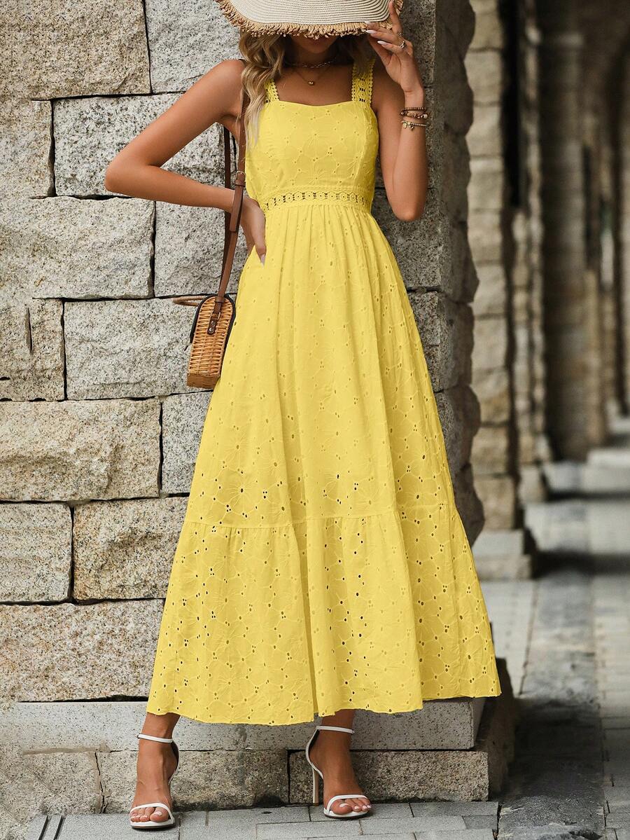 Women Dresses - Yellow - View 1