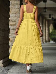 Women Dresses - Yellow - View 2