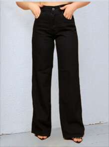Women Jeans - Black - View 1