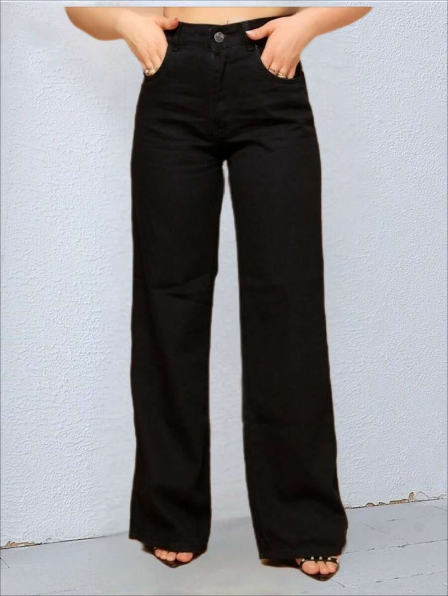 Women Jeans - Black - View 1