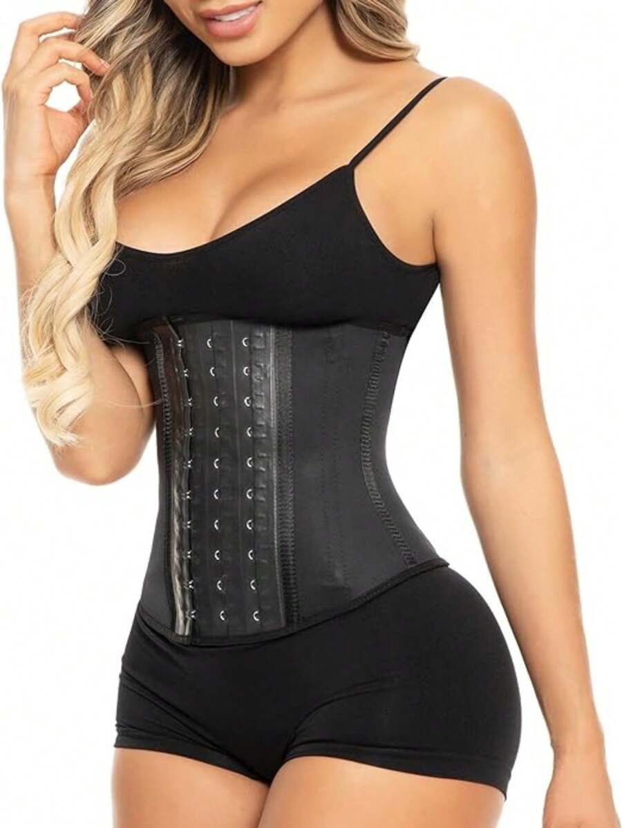 Faja Cinturilla Colombiana para Mujer Moldea y Reduce Cintura y Abdomen Color Negro - Negro - Ver 1