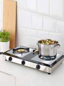 4pcs Gas Stove Protection Pad, Heat-Resistant Clean Mat Gas Stove Anti-Oil Anti-Fouling Mat - Black - View 3