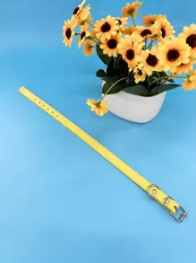 Pet Supplies Dog Collars For Large, Medium And Small Dogs Teddy Golden Retriever Accessories Cat And Dog Collars - Yellow - View 1