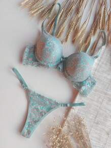 Women Sexy Lingerie Sets - 綠色 - 查看 5