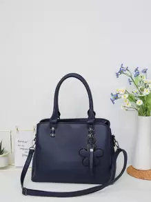 Women Top Handle Bags - Màu xanh hải quân - Xem 1