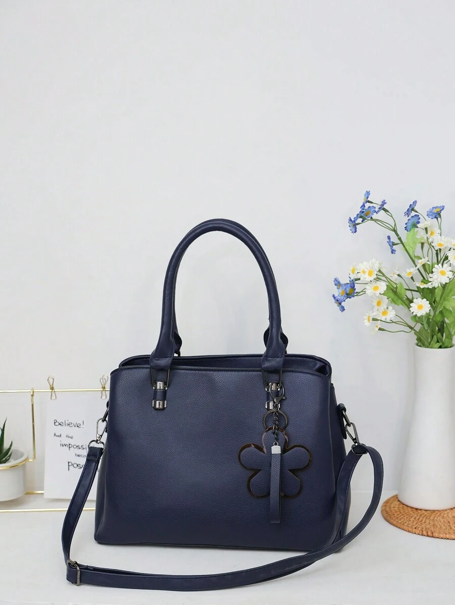 Women Top Handle Bags - Màu xanh hải quân - Xem 1