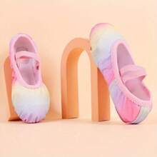 Zapatos De Danza De Ballet Para Niñas, Para Práctica Y Actuación, Color Degradado Arcoíris - Multicolor - Ver 5