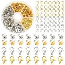 460 Unids/caja, Kits Para Hacer Joyas, Cierre De Langosta, Anillos Abiertos, Caja De Cuentas, Pulsera Hecha A Mano, Accesorios Para Collares - Estrella - Ver 10