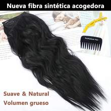 2 Pieces Wavy Hair Extensions 18 Inches, Wigs For Women Natural Hair With Invisible Extensions For A Natural Look And Comfortable To Wear, Removable And Reusable.