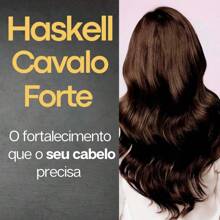 Kit Haskell Máscara Cavalo Forte 500g + Máscara Haskell Mandioca 500g - Preto - Visão 3