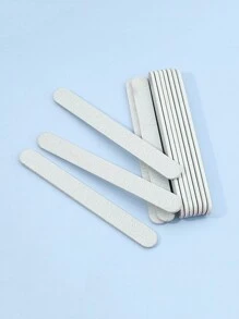 10 chiếc dũa móng tay thẳng hai mặt màu xám dùng để chà nhám và làm mịn với độ nhám 100/180, Đồ dùng làm móng, Dụng cụ làm móng, Dụng cụ vẽ móng, Trở lại trường, Móng tay, Dụng cụ làm móng để dán móng tay - Xám - Xem 3