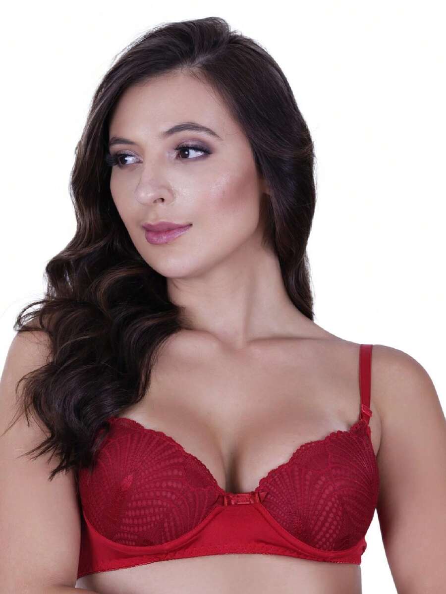 Women Bras & Bralettes - 紅色 - 查看 1