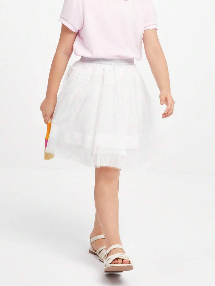 Elastic waist skirt pink store