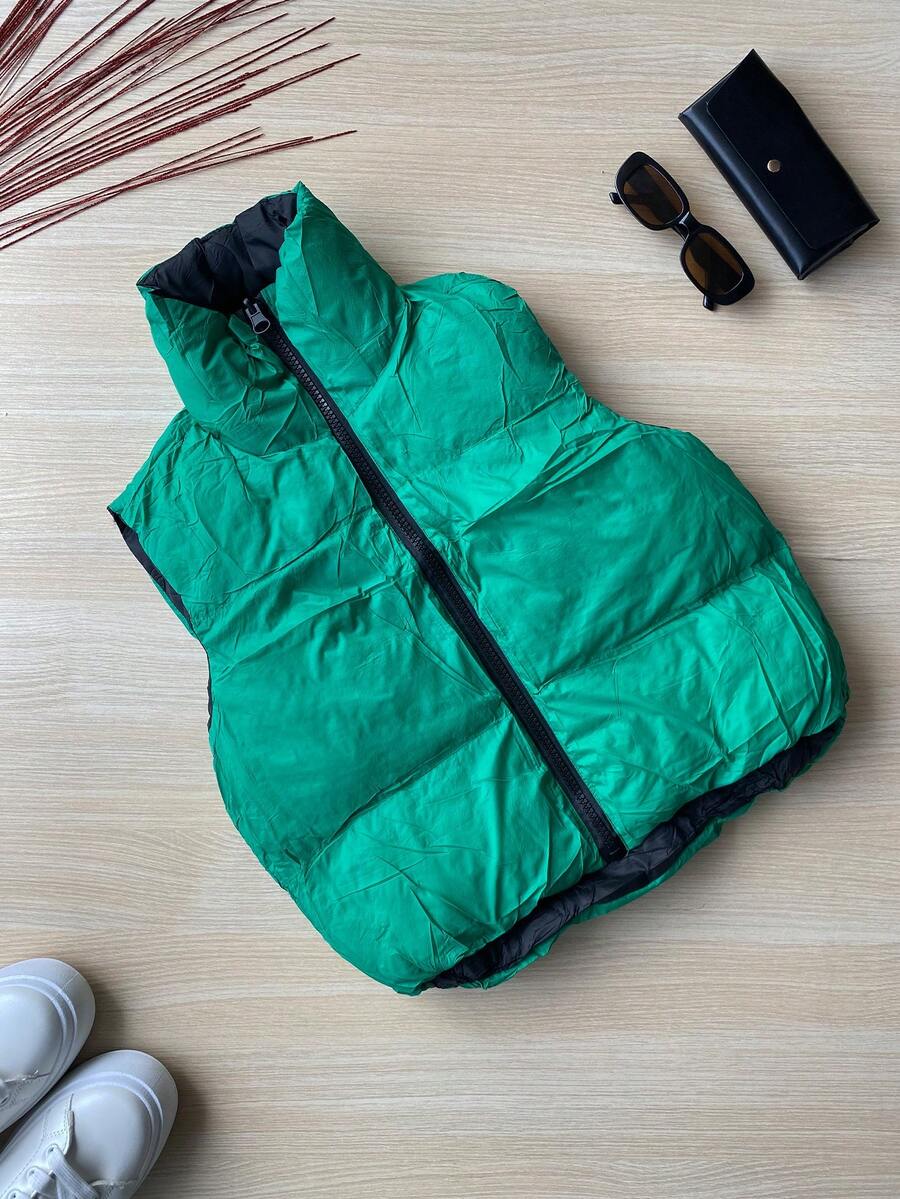 chalecos para mujer/chalecos/Ropa de Mujer - Verde - Ver 1