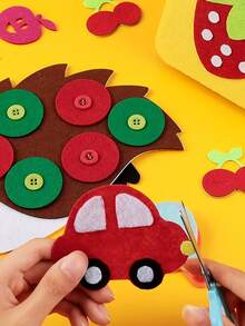 10/20/40pcs Multi-Color Handmade Diy Material Felt Cloth Fabric - 40 colors, 40 pictures - View 4