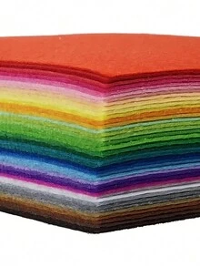 10/20/40pcs Multi-Color Handmade Diy Material Felt Cloth Fabric - 40 colors, 40 pictures - View 7