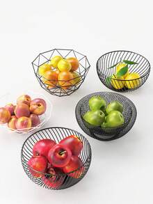1pc Creative Modern Living Room Fruit Basket With Nordic Style Nut & Snack Plate For Coffee Table
