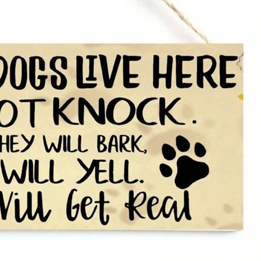 1pc Warning signs for pet dogs, warning signs for vicious dogs, and