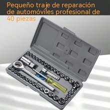 Juego De Herramientas Reparación De Automóviles 40pz - Gris - Ver 2