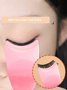 1件粉色塑料假睫毛佩戴工具，睫毛镊子和胶水涂抹器，化妆，便宜，房间装饰，梳妆台，旅行，卧室，化妆配件，睫毛夹，便宜，圣诞礼物，化妆，化妆工具，便宜货，礼物，女士礼物，圣诞礼物，赠品，旅行，便宜货，旅行必备 - 粉色 - 查看 2