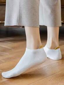 10雙女士短襪,薄款、透氣、防菌,低口袋運動襪,適用於四季穿著(隨機顏色) - 彩色 - 查看 5