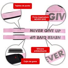 muñequeras gym,Correas acolchonadas para Levantamiento de Pesas ,Straps de Gym para Proteccion de Dedos y muñecas, levantamiento de pesas, culturismo, Xfit, entrenamiento de fuerza - Rosa - Ver 3