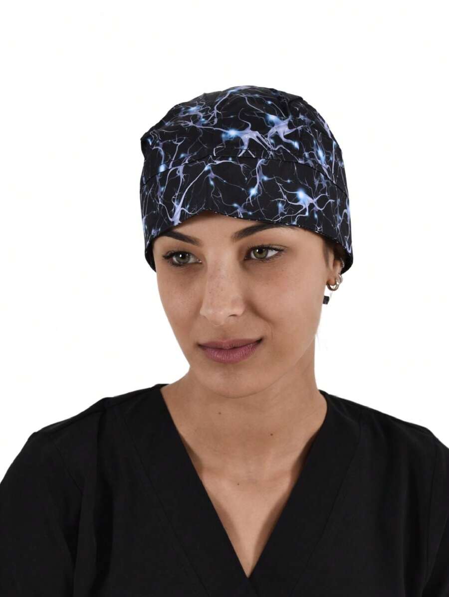 SOULMATE Printed Surgical Medical Cap For Women - 神經元 - 查看 1