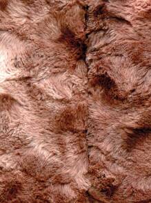 Home Elephant Soft Thermal Bison Coffee Double Coverlet - Brown - View 3
