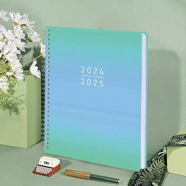 1pc 20242025 Monthly Planner Notebook From Jan 2024 Dec 2025 Two