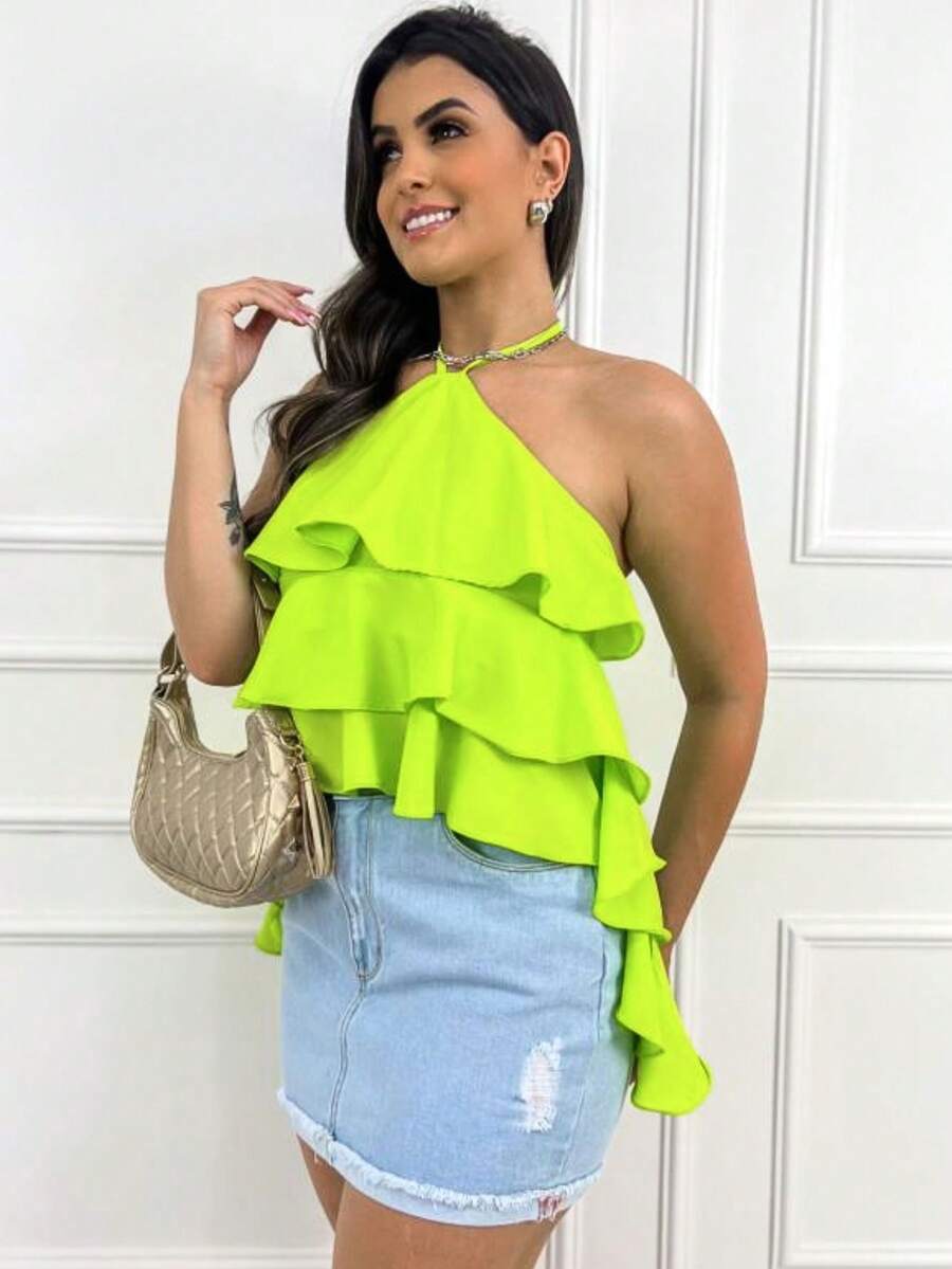Women Tops - Lemon - View 1