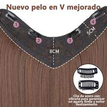 2 Pieces Wavy Hair Extensions 18 Inches, Wigs For Women Natural Hair With Invisible Extensions For A Natural Look And Comfortable To Wear, Removable And Reusable.