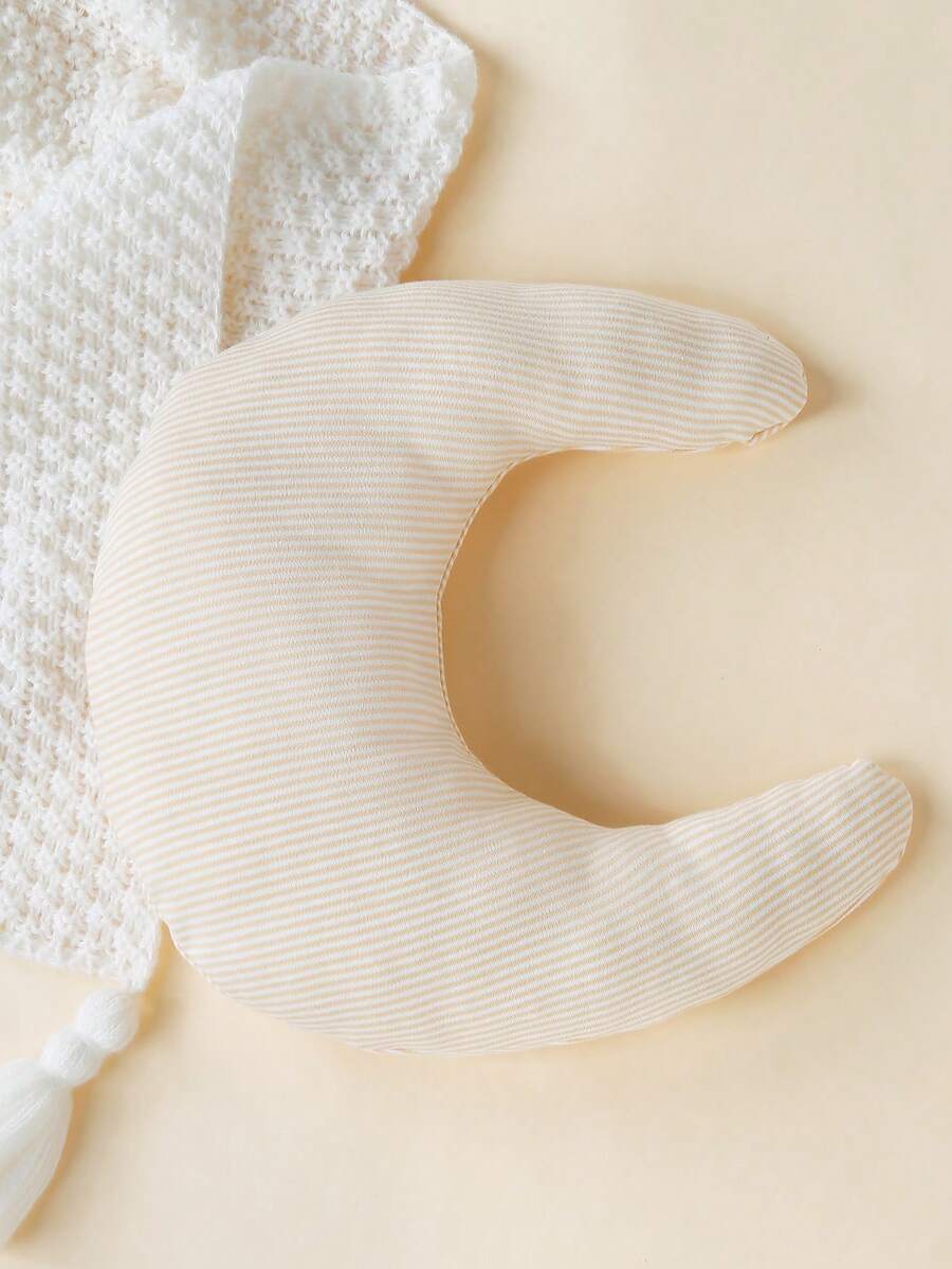 momscare 1pc Baby Pillow In Moon Shape - Apricot - View 1