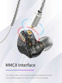 Bgvp Scale Pro 1dd+1ba混合式入耳式監聽耳機3.5mm有線低音耳機帶麥克風6d音效電競運動耳塞耳機 - 白色 - 查看 8