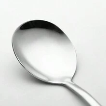 Baltens 6Pcs Salad Spoon Fork Gold Salad Spoon Stainless Steel Cutlery Set Colorful Serving Spoons Kitchen Salad Utensils Tableware - Silver - View 4