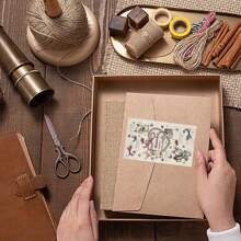 30pcs vintage Animals Rabbit Bear Thanks Stickers Small Store Gift Box Packaging Self adhesive Sticker Decoration Sealing Personalized Label - Beige - View 7