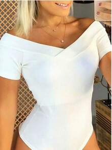 Women Unitards - 橘色 - 查看 4