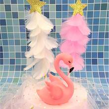 Plumas De Ganso Coloridas Para Joyería Y Manualidades De Bricolaje - Rosa Pálido - Ver 3