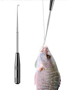 釣鉤快速下釣裝置,釣鉤拆卸工具,成人釣魚安全裝備套裝 - 彩色 - 查看 1