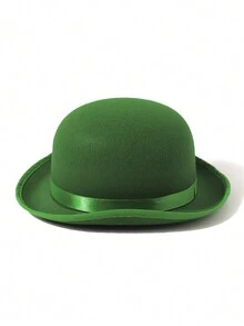 1 Miếng Hàng mới đến Nhà ảo thuật Áo Mũ , Jazz Mũ Đối với Hiệu suất , Hàn Quốc Phiên bản , Không giới tính , Đúng mốt , Giải trí , Đối với Quý ông - màu xanh lá - Xem 5