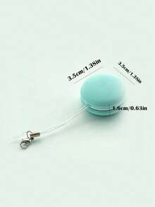 1只創意行動電話屏幕清潔工具，眼鏡鏡片清潔劑，多功能行動電話耳機孔防塵塞，鑰匙防丟掛件 - 薄荷綠 - 查看 8