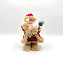 Twerking Santa Figure With Hip Movement, Sing And Dance Christmas Songs In English, Funny Christmas Gift For Boys And Girls And Decoration, Halloween, Halloween Decoration - Red - View 2