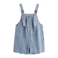 Overol Estilo Mezclilla Jumper Dama Comfortable Body - Celeste - Ver 8