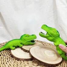 大頭恐龍模擬玩具 創意緩解壓力禮物 緩解壓力玩具 - 綠色 - 查看 3