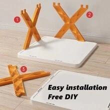 1 件塑膠鞋架- 組裝方便,結構穩定- 鞋櫃2-6 層,適用於衣櫃狹窄,塑膠鞋架存放收納櫃,適用於入口,節省空間,適用於臥室、衣帽間、走廊、車庫的鞋架櫃(綠色) - 綠色 - 查看 4