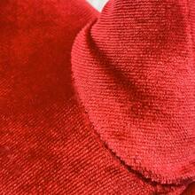 1 雙長天鵝絨手套,帶有毛絨襯裡,適合寒冷天氣和節日氣氛,適合表演、舞台、派對、服裝配件 - 紅色 - 查看 7